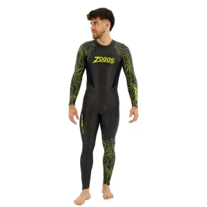 Zoggs Traje De Neopreno De Manga Larga Explorer Ultra Black / Blue M
