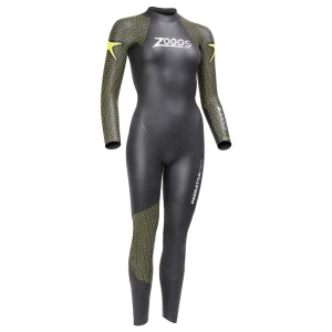 Zoggs Traje De Neopreno De Manga Larga Para Mujer Predator Pro Black / Yellow S