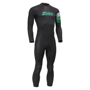 Zoggs Traje De Neopreno De Manga Larga Scout Tour Black / Green L