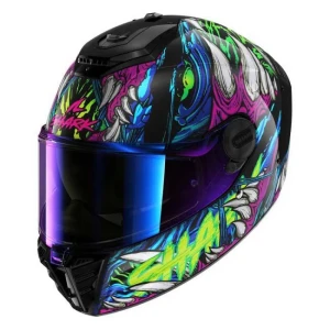 Shark Casco Integral Spartan Rs Shaytan Black / Green / Violet XS