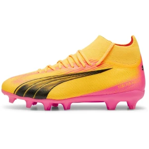 Puma Chaussures De Football Junior Ultra Pro Fg/ag Sun Stream / Black / Sunset Glow EU 33 Garçon,Fille