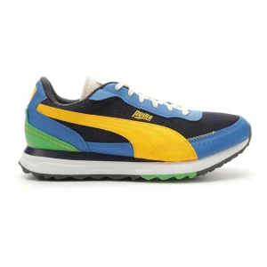 Puma Select Baskets Road Rider Lth Navy / Yellow Sizzle EU 44 Homme,Femme