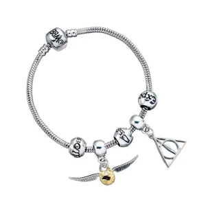 The Carat Shop Ensemble De Bracelet Cadeau Avec 2 Pendentifs Et 3 Comptes Harry Potter Multicolor One Size unisex
