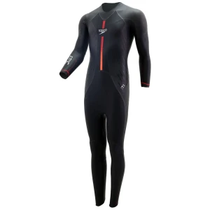 Speedo Traje De Neopreno De Manga Larga Epic Black / Fed Red ST