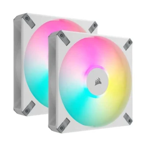 Corsair Ventilateur Af140 Elite Rgb 14x14 Cm 2 Unités White One Size unisex