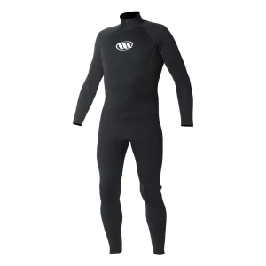 West Combinaison Néoprène à Manches Longues Avec Fermeture éclair Dans Le Dos Enforcer 3/2 Mm Gbs Steamer Black MT Homme