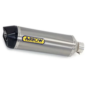 Arrow Silenciador No Homologado Race-tech Titanium With Carbon End Cap Ktm 790 Duke ´18-20 Silver Not Homologated