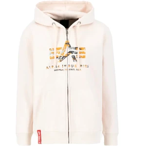 Alpha Industries Sweat-shirt à Zip Basic Jet Stream White 2XL Homme