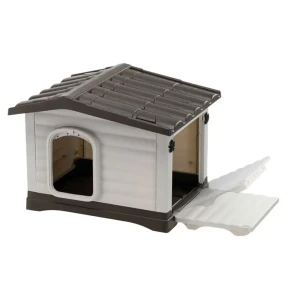 Ferplast Caseta De Resina Dogvilla 60 58x48x44 Cm Grey One Size
