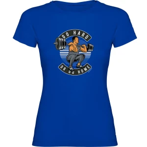 Kruskis T-shirt à Manches Courtes Go Hard Royal Blue L