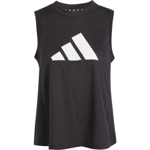 Adidas T-shirt Sans Manches Train Essentials Logo Black / White L