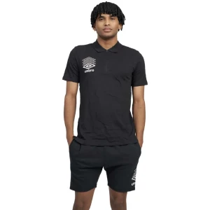 Umbro Polo à Manches Courtes Terrace Black M Homme