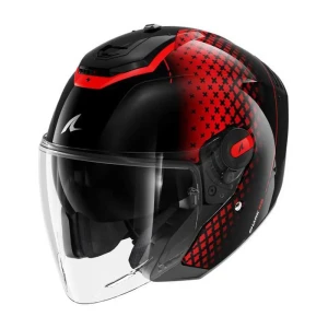 Shark Casco Jet Rs Jet Stride Black / Red / Anthracite S