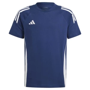 Adidas T-shirt à Manches Courtes Tiro24 Swteey Team Navy Blue 2 / White 15-16 Années Garçon,Fille