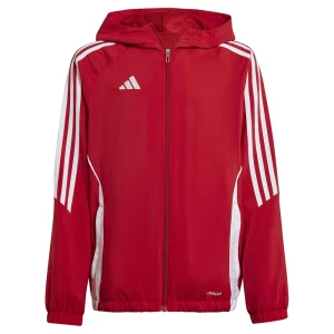 Adidas Veste Tiro24 Windbreaker Team Power Red 2 / White 13-14 Années Garçon,Fille