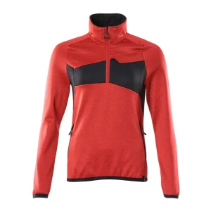 Mascot Sweat à Demi-zip Accelerate 18053 Traffic Red / Black 5XL
