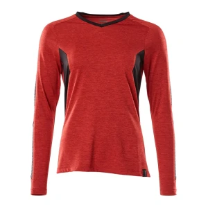 Mascot Camiseta De Manga Larga Accelerate 18091 Traffic Red-Flecked / Black 5XL
