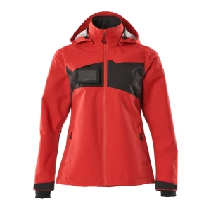 Mascot Chaqueta Impermeable Accelerate 18311 Outer Lining Traffic Red / Black 4XL