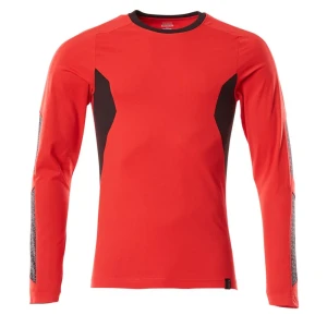 Mascot T-shirt à Manches Longues Accelerate 18381 Traffic Red / Black 3XL