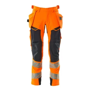 Mascot Pantalones De Trabajo Accelerate Safe 19031 Hanging Pockets Big Hi-Vis Orange / Dark Navy 47