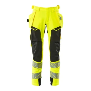 Mascot Pantalones De Trabajo Accelerate Safe 19031 Hanging Pockets Big Hi-Vis Yellow / Black 56