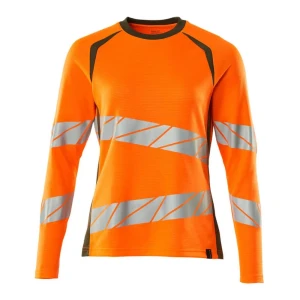 Mascot Camiseta De Manga Larga Accelerate Safe 19091 Hi-Vis Orange / Moss Green 4XL