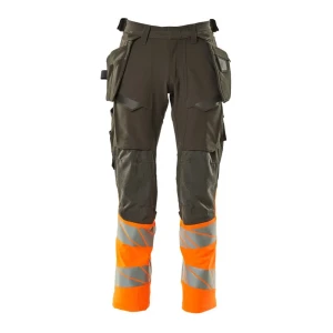 Mascot Pantalones De Trabajo Accelerate Safe 19131 Hanging Pockets Big Dark Anthracite / Hi-Vis Orange 49