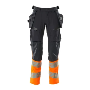 Mascot Pantalones De Trabajo Accelerate Safe 19131 Hanging Pockets Big Dark Navy / Hi-Vis Orange 60