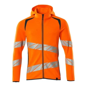 Mascot Sudadera Con Cremallera Accelerate Safe 19284 Hi-Vis Orange / Dark Petroleum 4XL