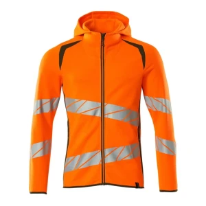 Mascot Sudadera Con Cremallera Accelerate Safe 19284 Hi-Vis Orange / Moss Green 5XL