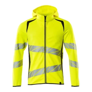 Mascot Sudadera Con Cremallera Accelerate Safe 19284 Hi-Vis Yellow / Dark Navy XL