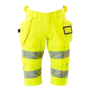 Mascot Short Accelerate Safe 19349 Hanging Pockets Hi-Vis Yellow 47
