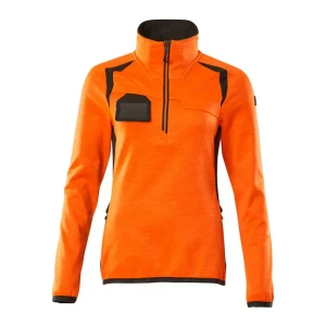 Mascot Sweat à Demi-zip Accelerate Safe 19353 Hi-Vis Orange / Dark Anthracite L