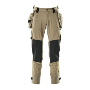 Mascot Pantalones De Trabajo Advanced 17031 Hanging Pockets Big Light Khaki 42
