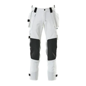 Mascot Pantalones De Trabajo Advanced 17031 Hanging Pockets Big White 46