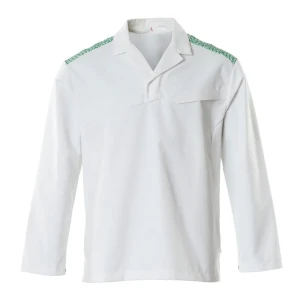 Mascot Camisa De Manga Larga Food & Care 20252 White / Grass Green 4XL