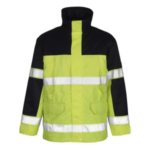 Mascot Chaqueta Safe Image 00930 Hi-Vis Yellow / Navy 4XL