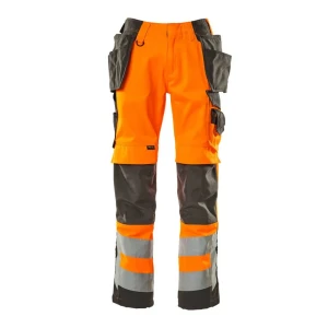 Mascot Pantalon De Travail Safe Supreme 15531 Hanging Pockets Big Hi-Vis Orange / Dark Anthracite 46