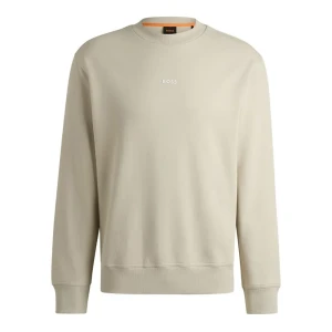 Boss Sweat-shirt Wesmall 10244192 Orange Light Beige L Homme