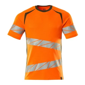 Mascot Camiseta De Manga Corta Accelerate Safe 19082 Hi-Vis Orange / Moss Green S