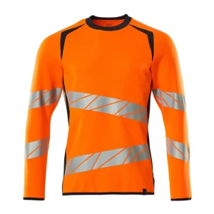 Mascot Sudadera Accelerate Safe 19084 Hi-Vis Orange / Dark Navy 2XL