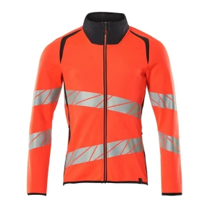 Mascot Sudadera Con Cremallera Accelerate Safe 19184 Hi-Vis Red / Dark Navy M