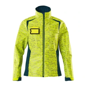 Mascot Veste Softshell Accelerate Safe 19212 Hi-Vis Yellow / Dark Petroleum S