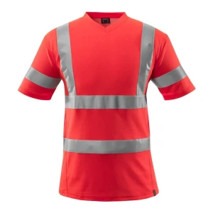 Mascot T-shirt à Manches Courtes Safe Classic 18282 Hi-Vis Red 2XL