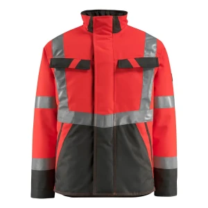 Mascot Chaqueta De Invierno Safe Light 15935 Hi-Vis Red / Dark Anthracite 2XL