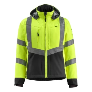 Mascot Chaqueta Softshell Safe Supreme 15502 Hi-Vis Yellow / Black 4XL