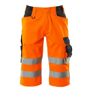 Mascot Pantalon 3/4 Safe Supreme 15549 Hi-Vis Orange / Dark Navy 44
