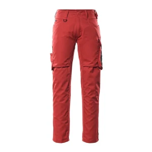 Mascot Pantalon De Travail Unique 12579 Big Thigh Pockets Red / Black 64