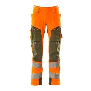 Mascot Pantalon De Travail Accelerate Safe 19079 Hi-Vis Orange / Moss Green 48