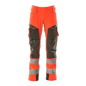 Mascot Pantalones De Trabajo Accelerate Safe 19079 Hi-Vis Red / Dark Anthracite 52